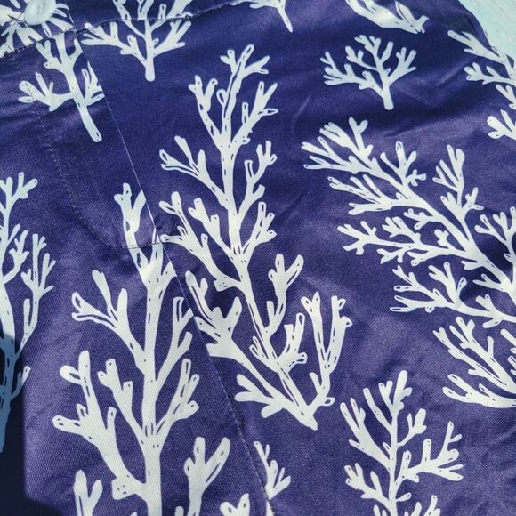 Top It Off Women's Blue White Printed Stretch Mini Skirt Size Small NWT - Picture 3 of 11